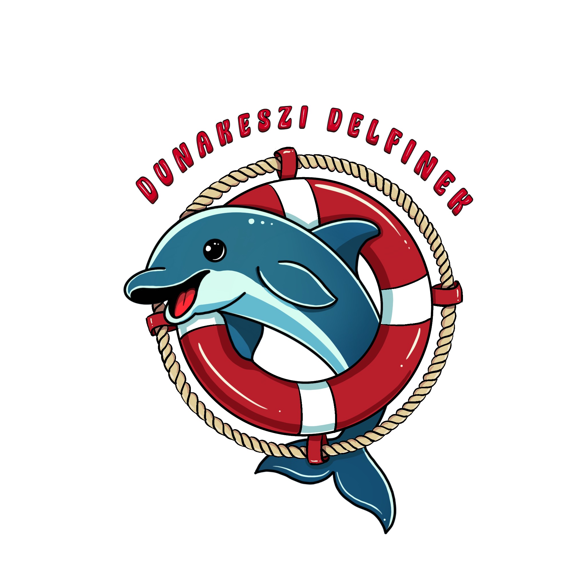 Dunakeszi delfinek logó